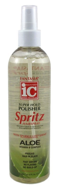 Super Hold Hairspray Spritz 10oz - 2 Pack for Volume, Shine & Manageability