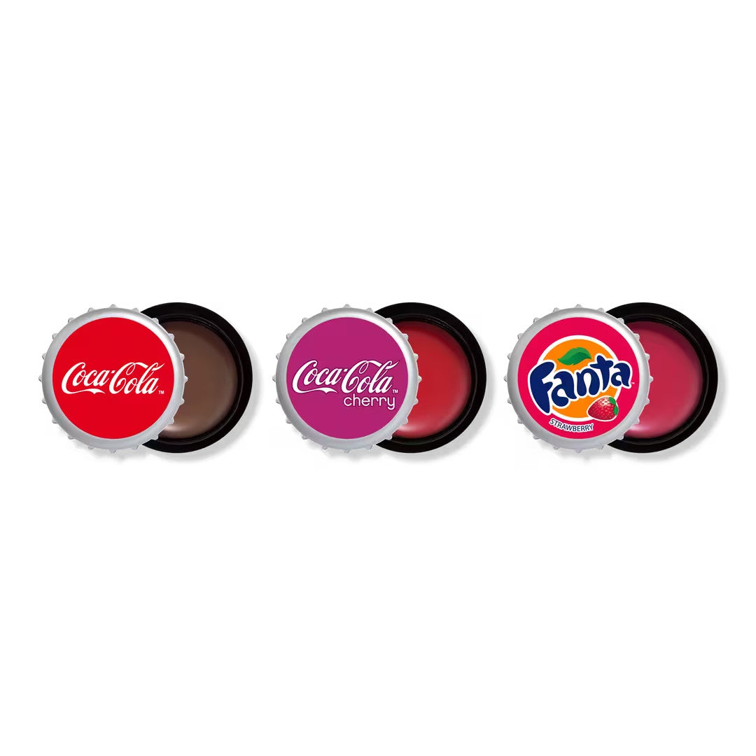 Lip Smacker Coca Cola Lip Balm Set - 3 Flavors, Limited Edition
