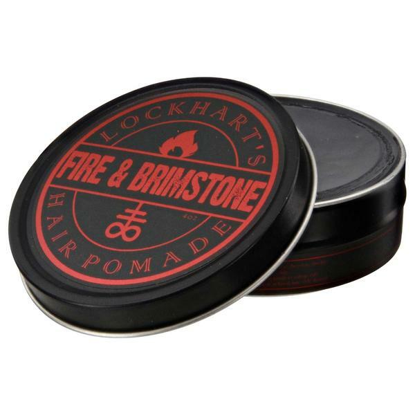 Lockhart's Fire and Brimstone Hair Pomade - Medium Hold, Mild Shine, 4oz