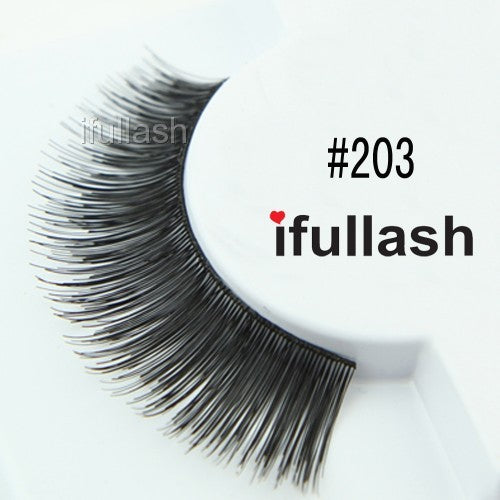 False Eyelashes 100% Human Hair Natural Look - 6 & 12 Pairs