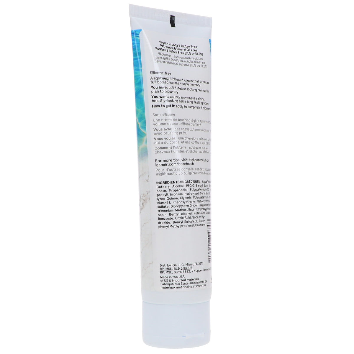 Beach Wave Blowout Cream - Lightweight Hair Styling & Heat Protection