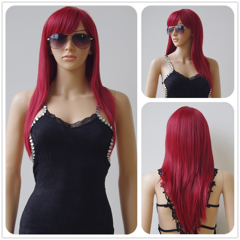 Long Ombre Wigs - Heat Resistant Synthetic Hair, Thick Full Wigs