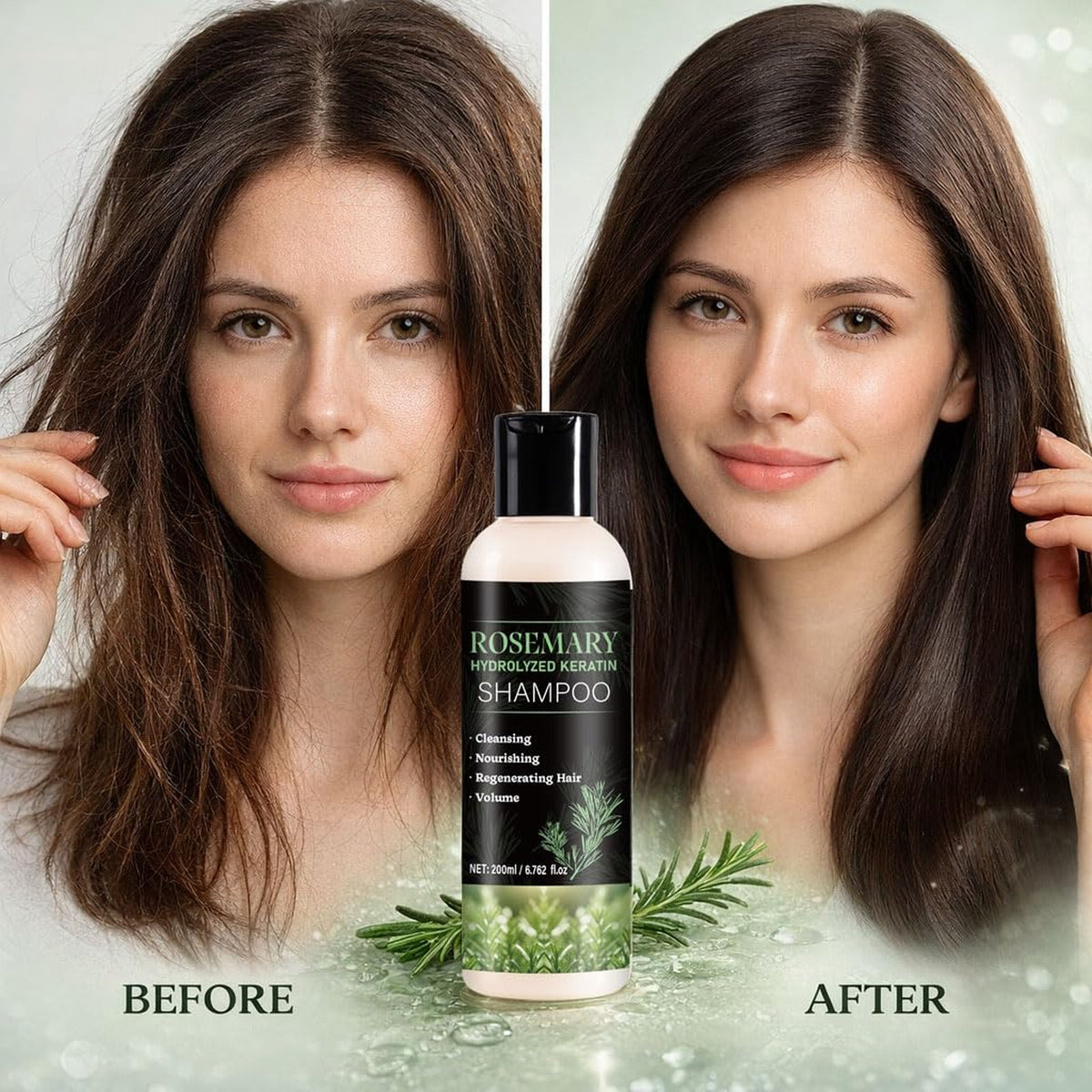 Rosemary Shampoo Hair Growth, Thickening, Strengthening with