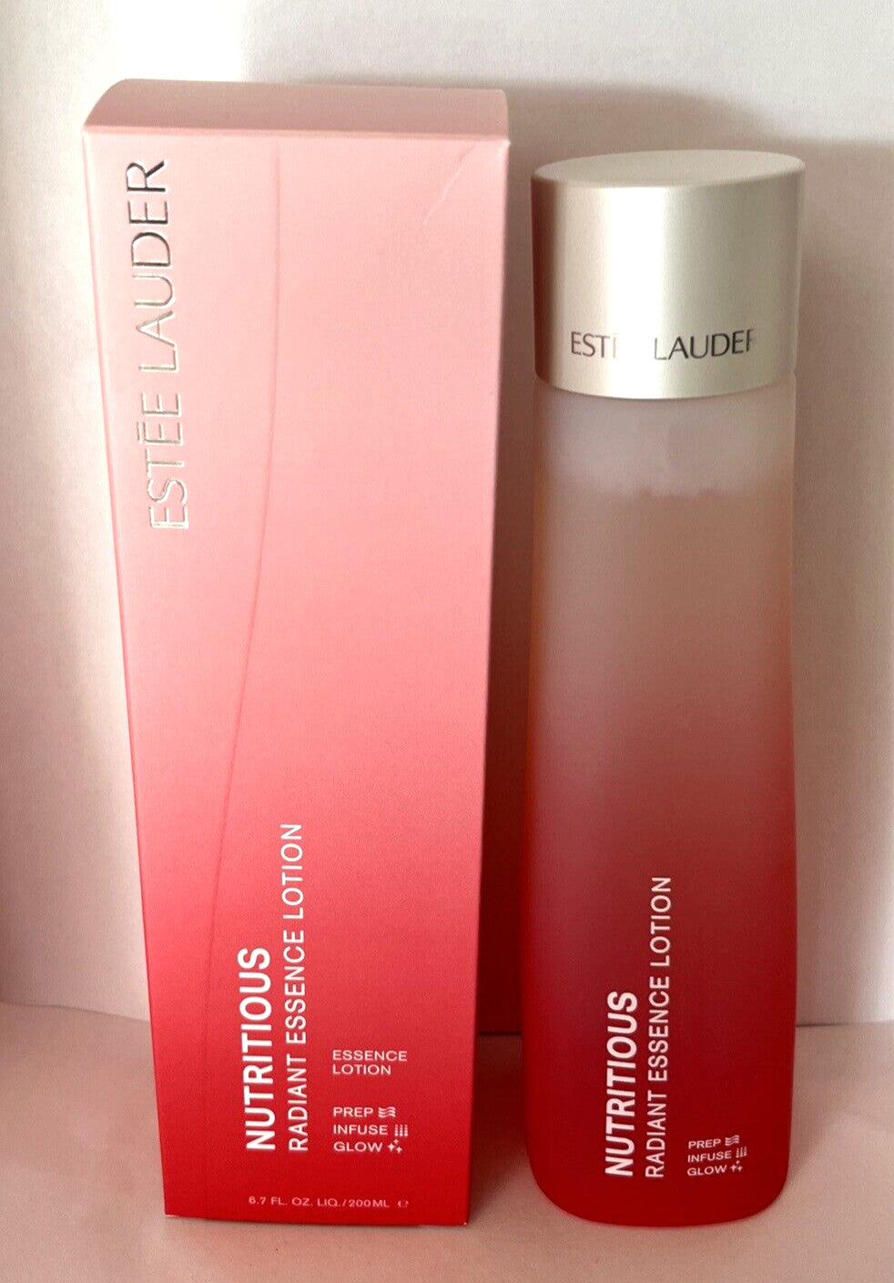 Estee Lauder Nutritious Radiant Essence Lotion 6.7 oz / 200 ml New
