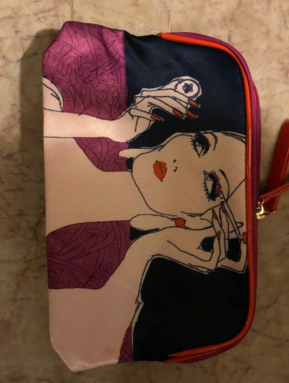 Set of 2 Cosmetic Makeup Bags - Multiple Variants