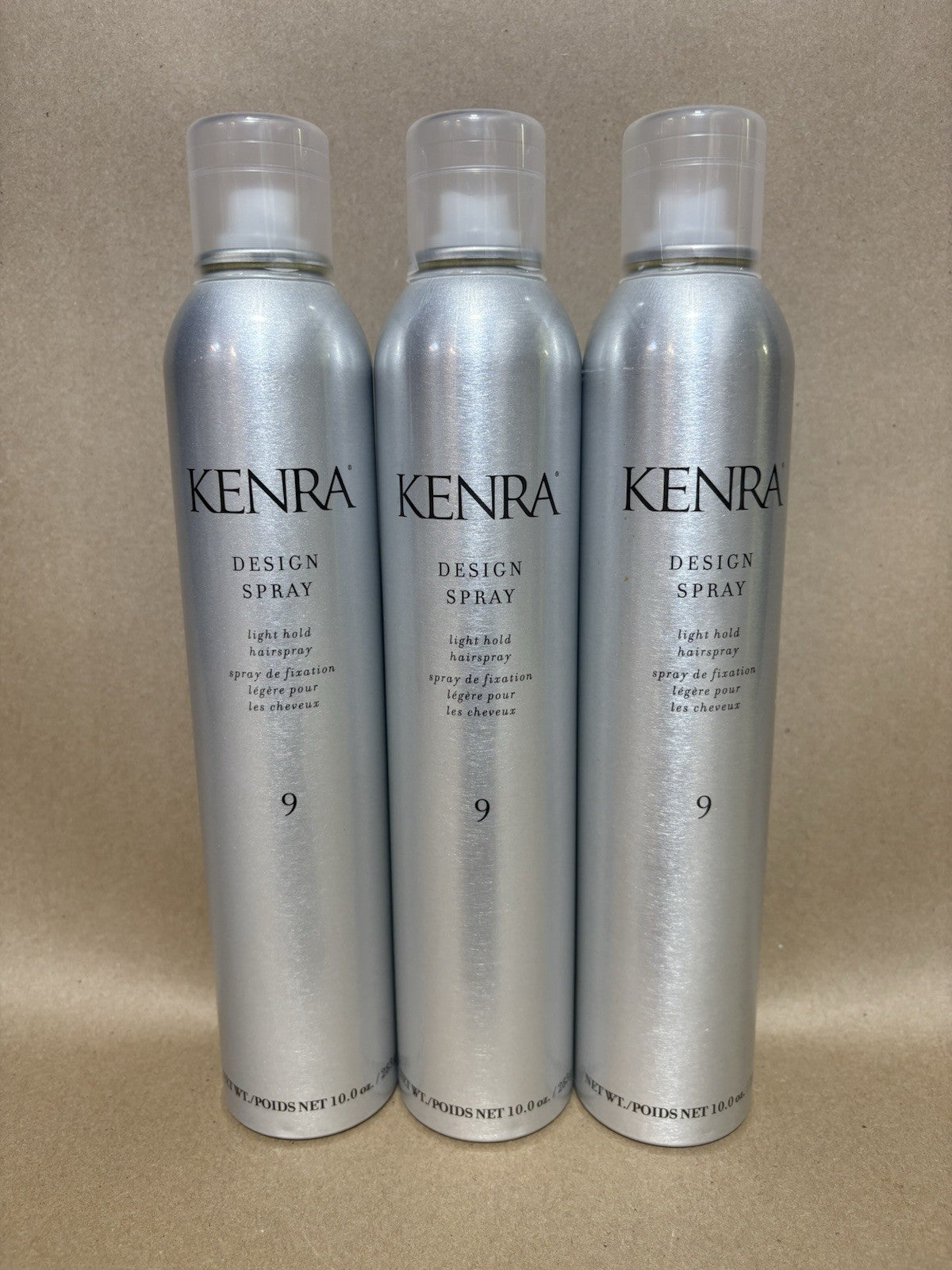 Kenra Design Spray Hair Spray #9 - 10oz Pack of 3