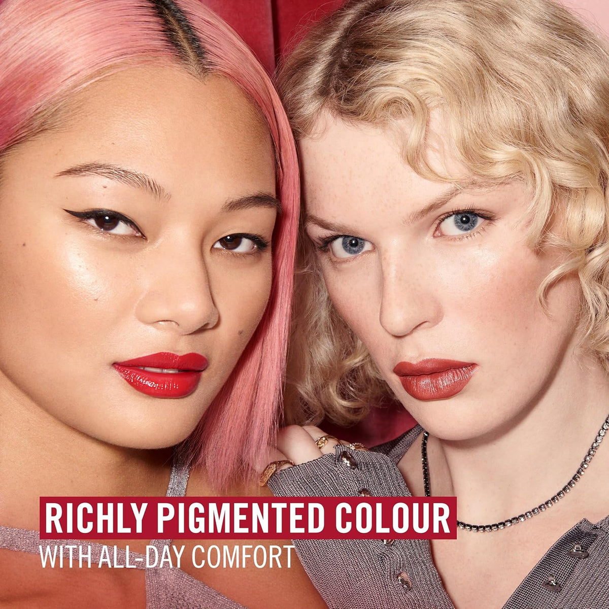 Long Lasting Vegan Lipstick in Dusty Rose - Creamy, Full Coverage