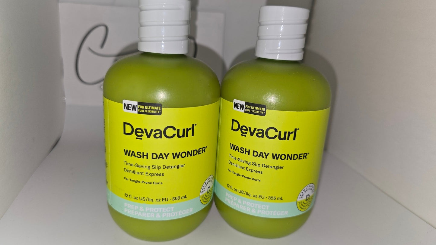 Detangler Spray for Curly Hair - Vegan, Tangle-Release Complex, 12 oz (2 Pack)