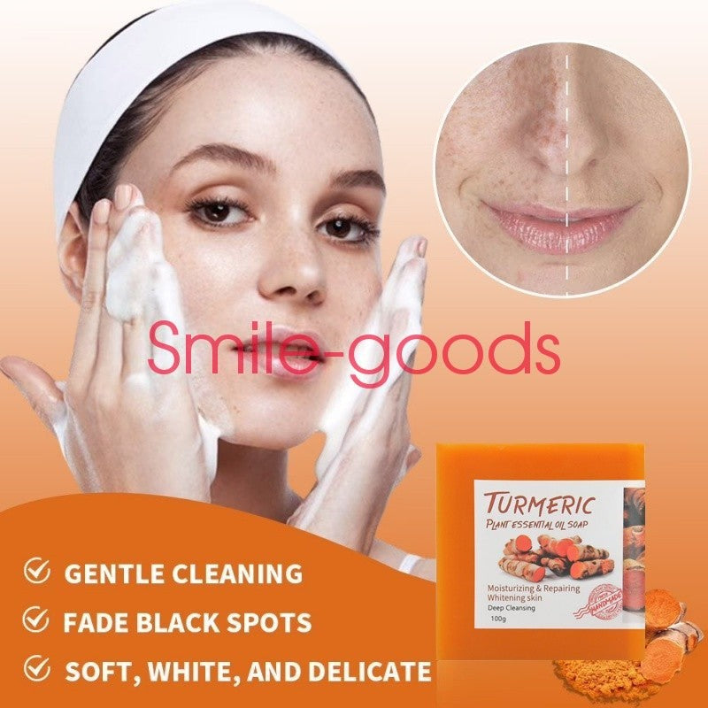 Turmeric Soap for Whitening & Acne Treatment - Natural Brightening 100g