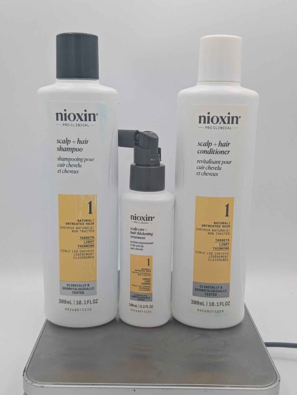 Nioxin System 1 Scalp + Hair Shampoo and conditioner 10.1 oz each,