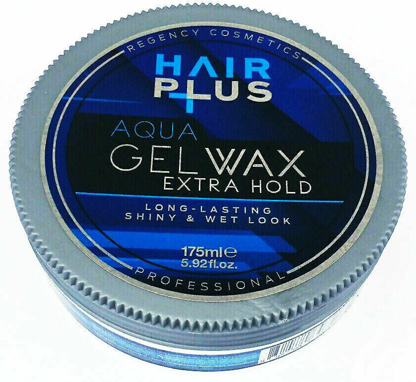 Water-Based Hair Gel Wax with Extra Hold & Shine 175ml - Wet Look Styling