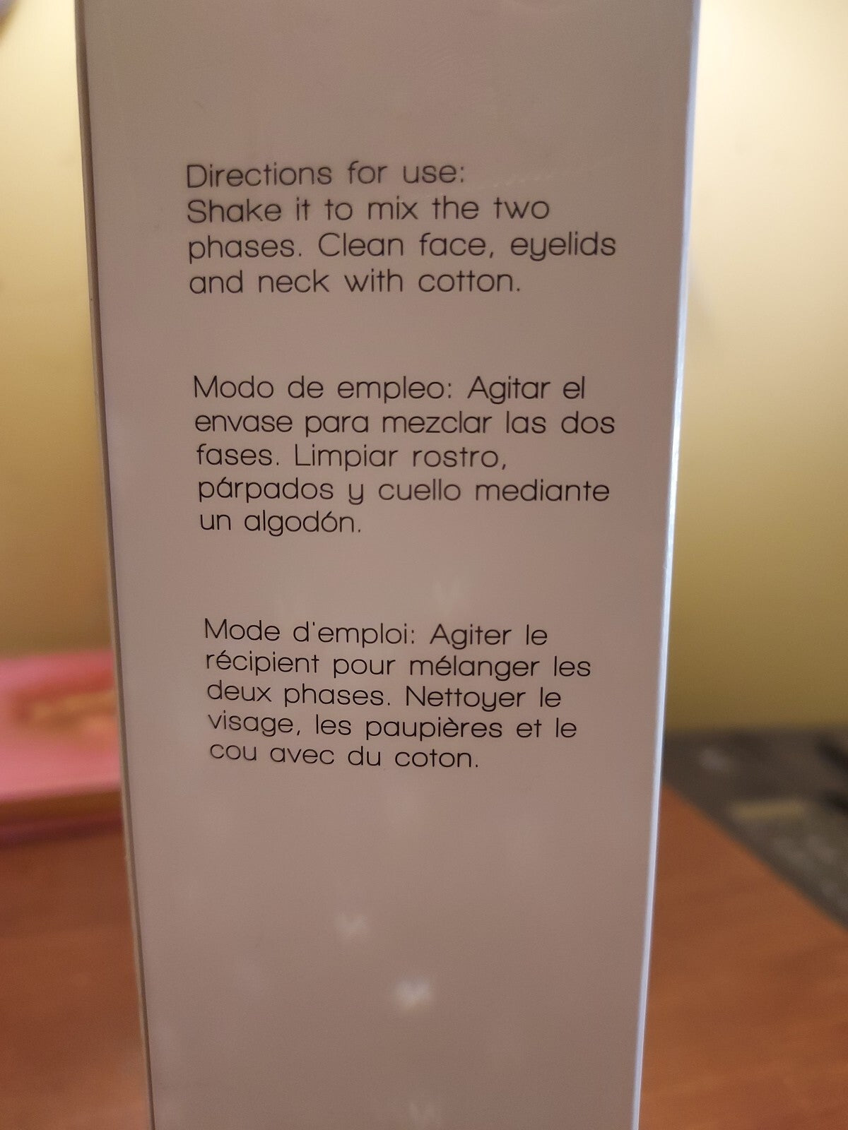 Facial Cleanser with Almond Oil & Vitamin E - 6.8 Fl Oz - Two-Phase Makeup Remover