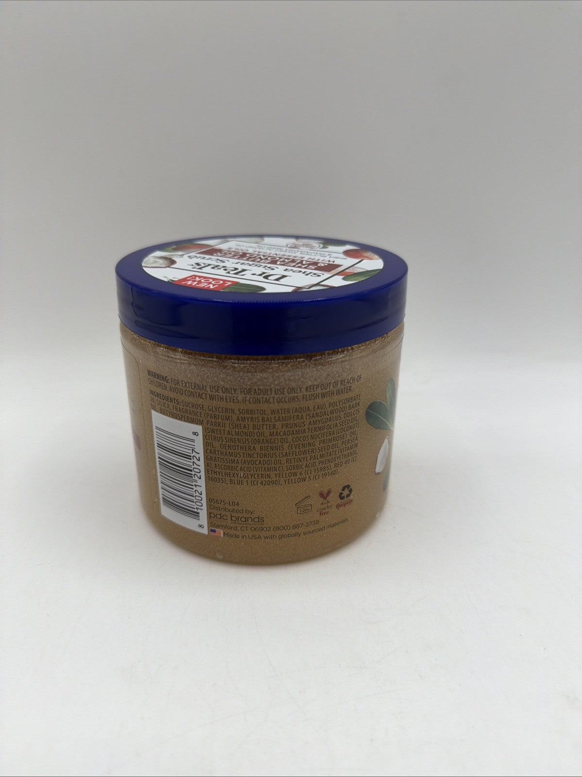 Dr Teal's Shea Sugar Body Scrub, Almond, 19 oz 1 Pack