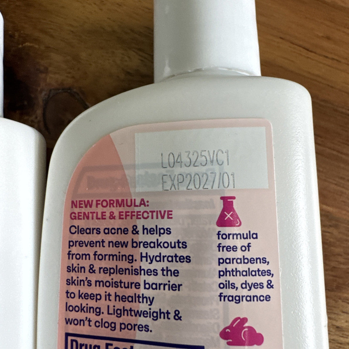 Dual Action Face Moisturizer 4 oz, Pack of 2