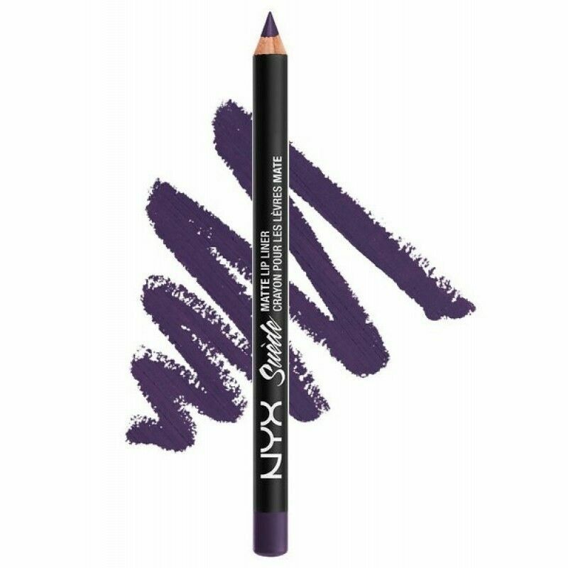 Set of 3 Purple Lip Liner Pencils - Matte Suede Lip Makeup - SMLL20
