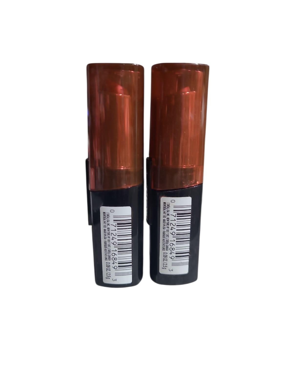 Long-Wear Lipstick - Bold Color, 10 Hour Vivid Finish, Pack of 2