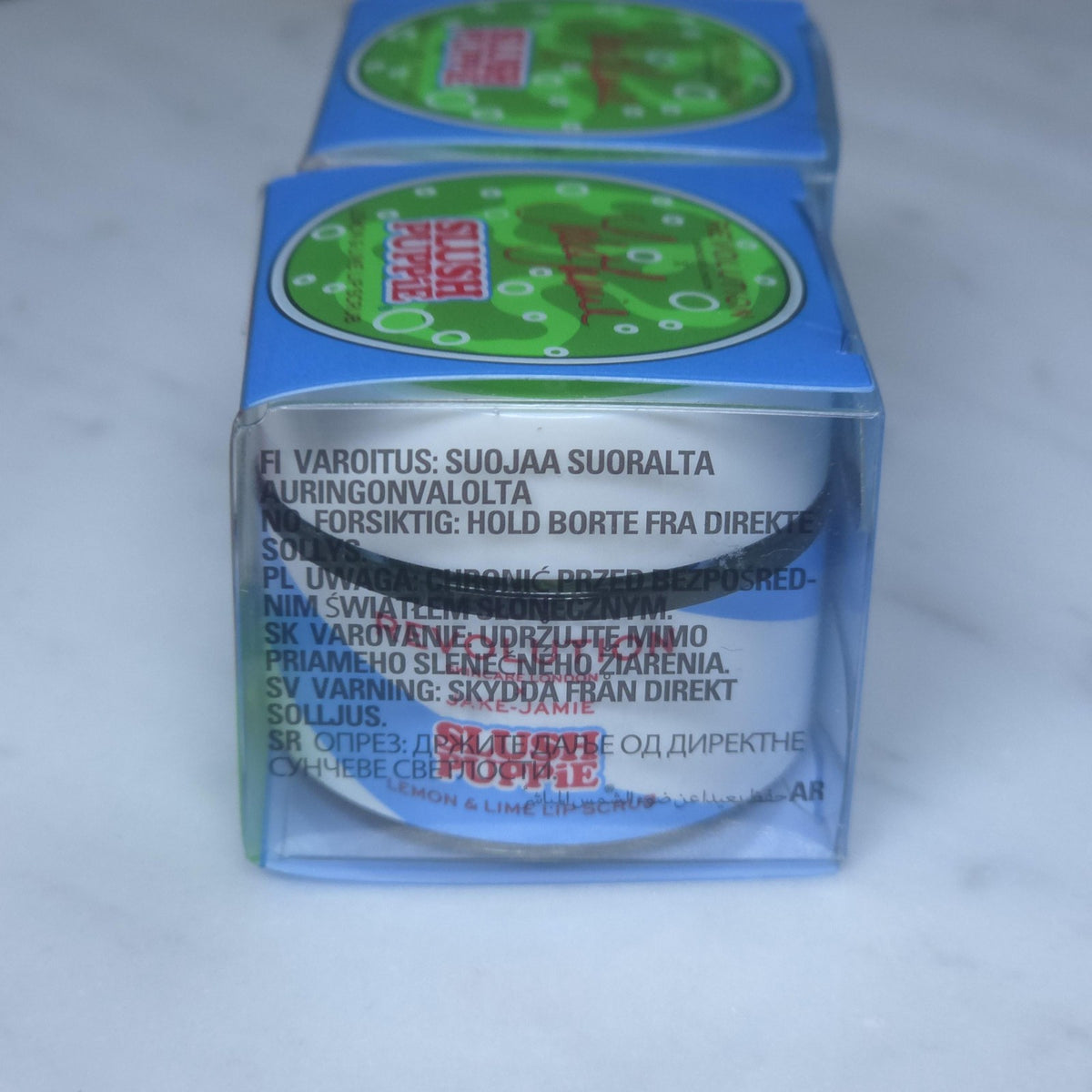 Lip Scrub Set Lemon & Lime Flavors Vegan Women’s Beauty Care