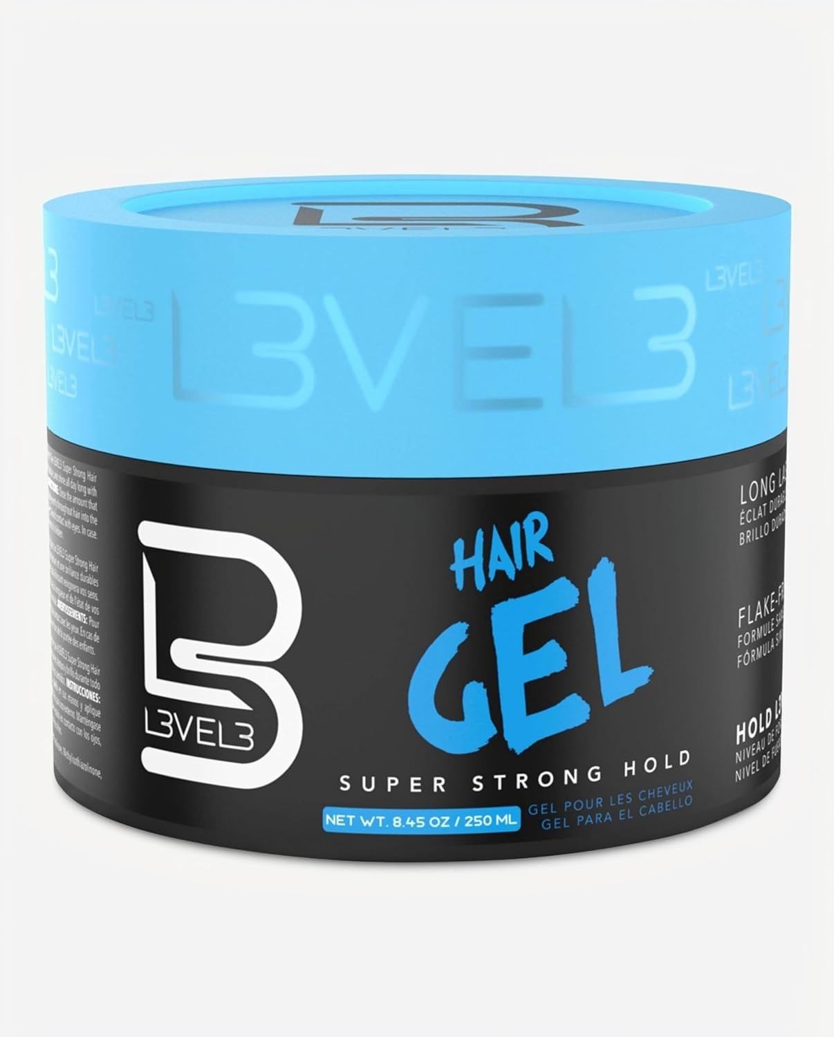 Super Strong Hair Gel with Flake-Free Shine & Volume - 8.45 oz