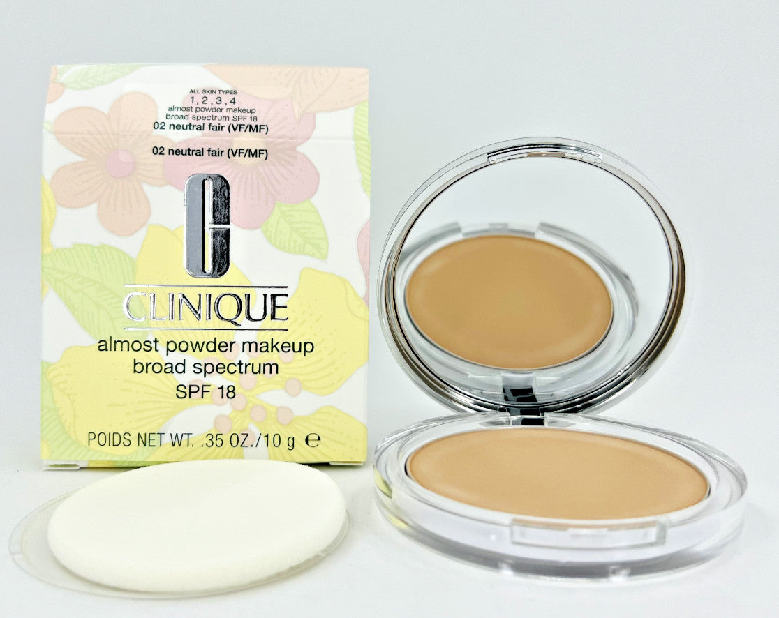 Clinique Almost Powder Makeup SPF 18 - Broad Spectrum Face Powder - Choose Shade 0.35oz