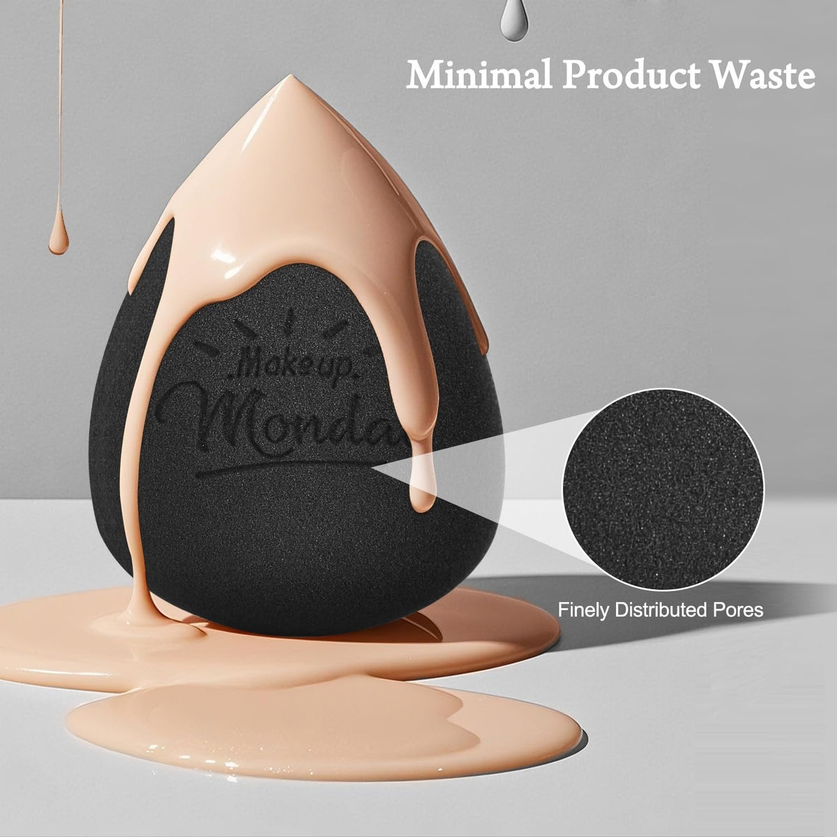Makeup Sponge Set Blender Sponges Latex-Free Face Foundation Tools
