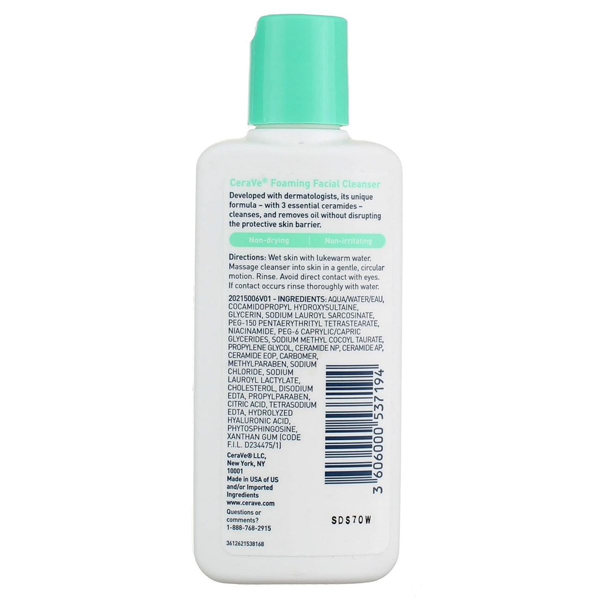 CeraVe Oil Control Facial Cleanser - Pack of 4, 3 fl oz