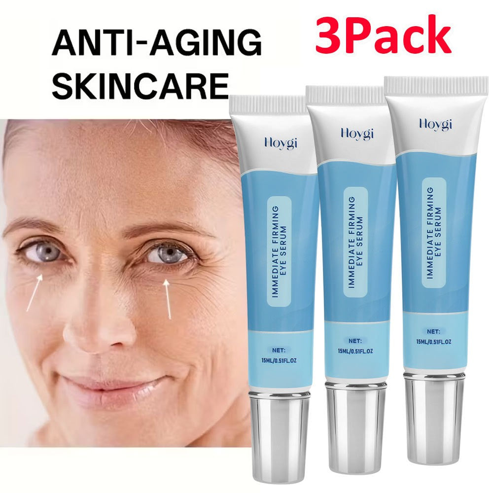 Firming Eye Serum for Dark Circles & Wrinkles - 3 Pack, Hydrating & Lifting