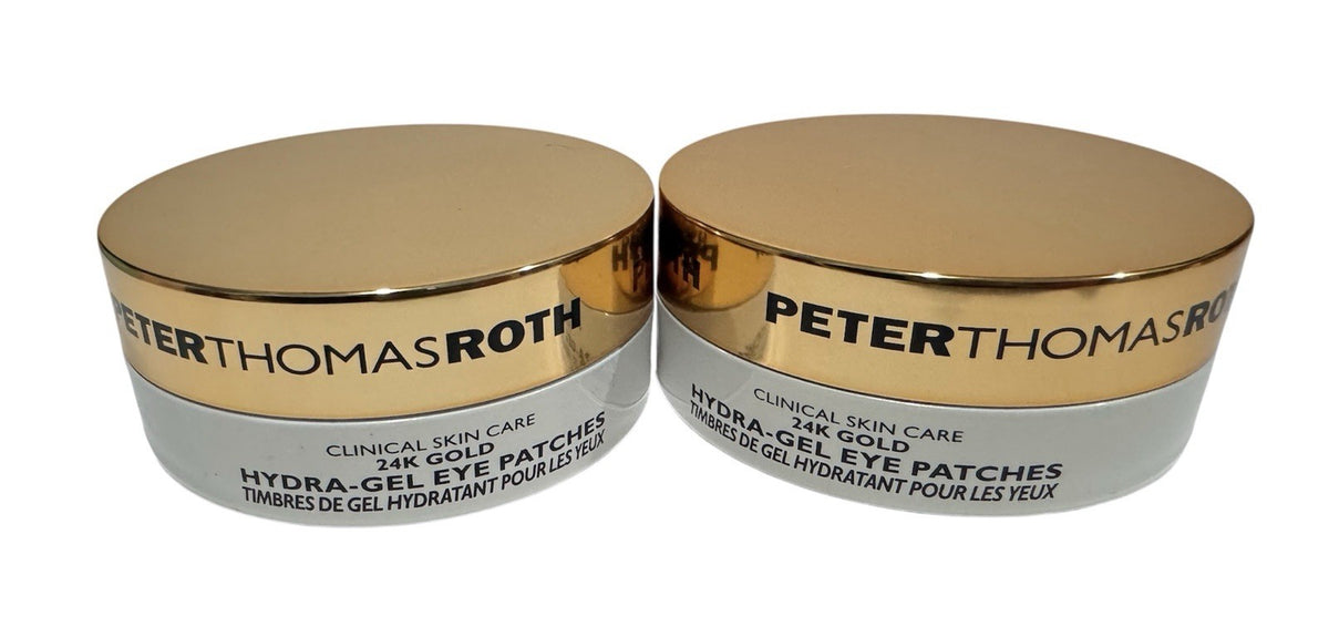 2 Pack Gold Hydrogel Eye Patches for Anti-Aging & Firming - 30 Patches