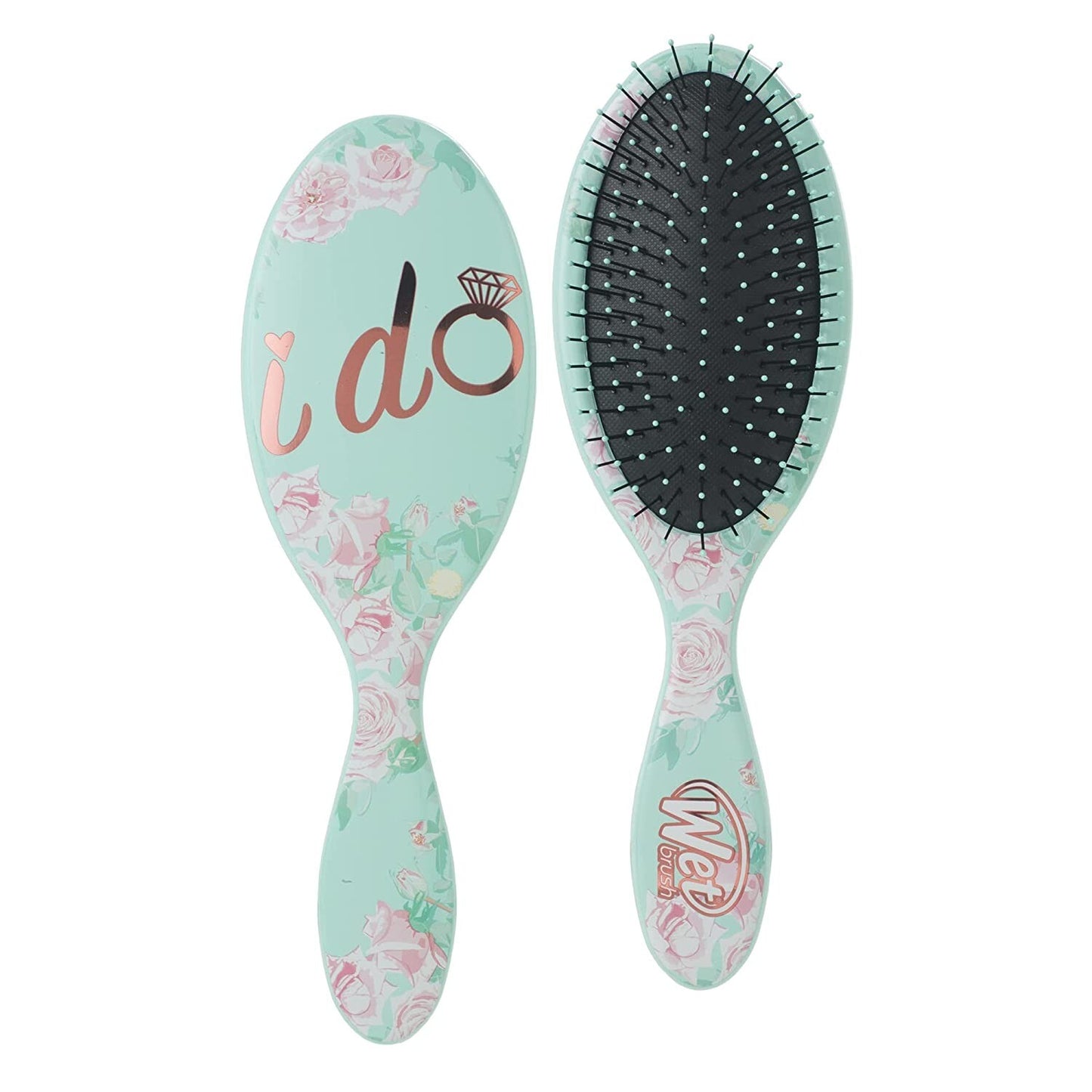 Detangler Hair Brush for Wet & Dry Hair - Bridal I Do Design