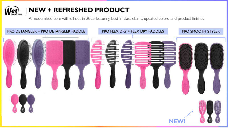 Wet Brush Flex Dry Vented Hair Brush with Flexible Head & Heat-Resistant Bristles