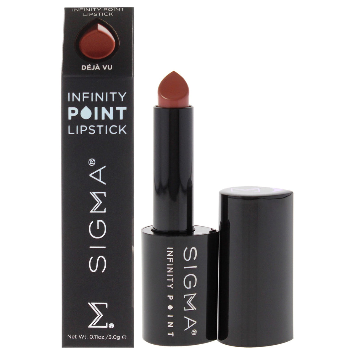 Hydrating Satin Finish Lipstick - Deja Vu by Sigma for Women 0.11 oz