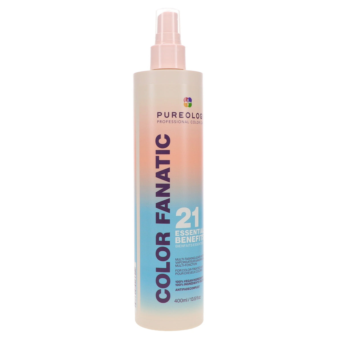 Pureology Color Fanatic 21 Benefits Multi-Tasking Leave-In Spray 13.5 oz - Color Protection & Detangling