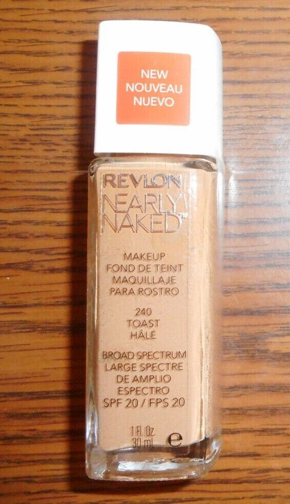 Face Makeup Foundation - Revlon Nearly Naked 1 Fl Oz for Natural Look