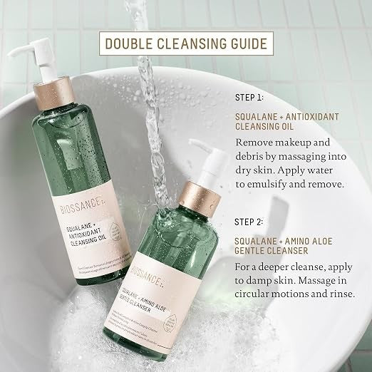 Biossance Squalane + Amino Aloe Gentle Facial Cleanser 6.76 oz / 200ml