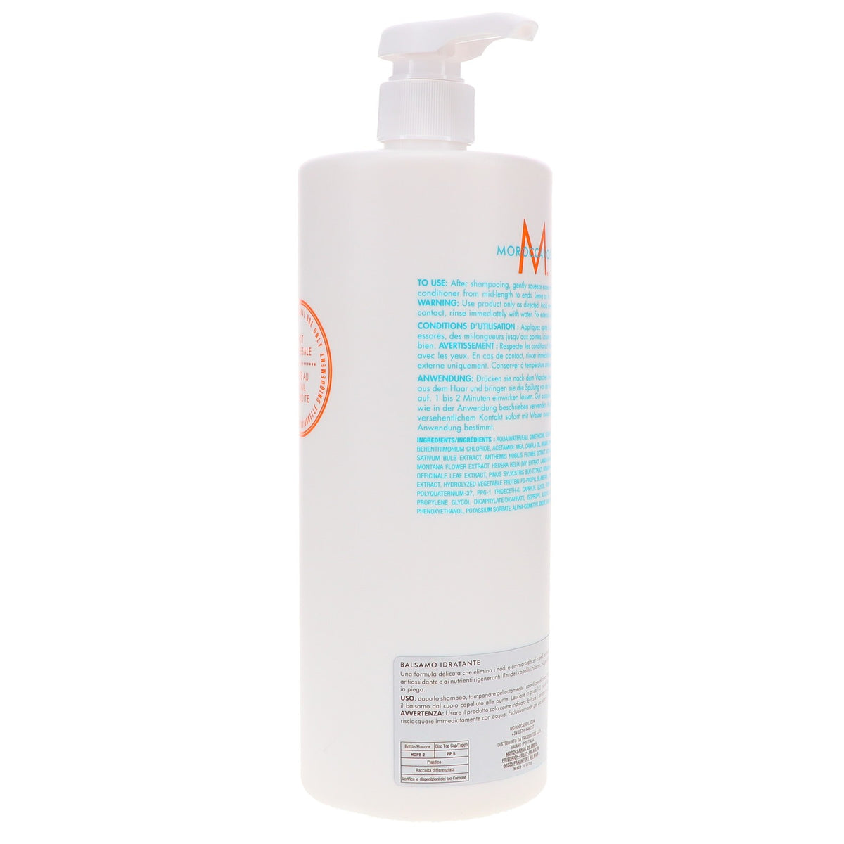 Moroccanoil Hydrating Conditioner 33.8 oz - Moisturizing Hair Care for All Hair Types