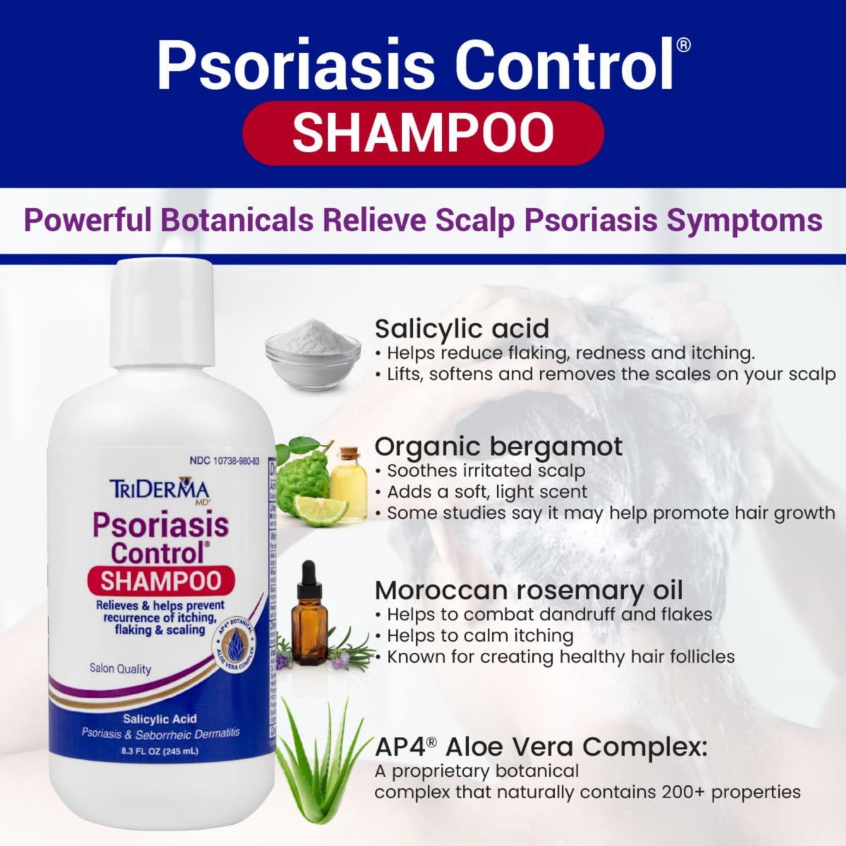 Triderma_Psoriasis Control Shampoo & Dry Scalp Conditioner Hair Care