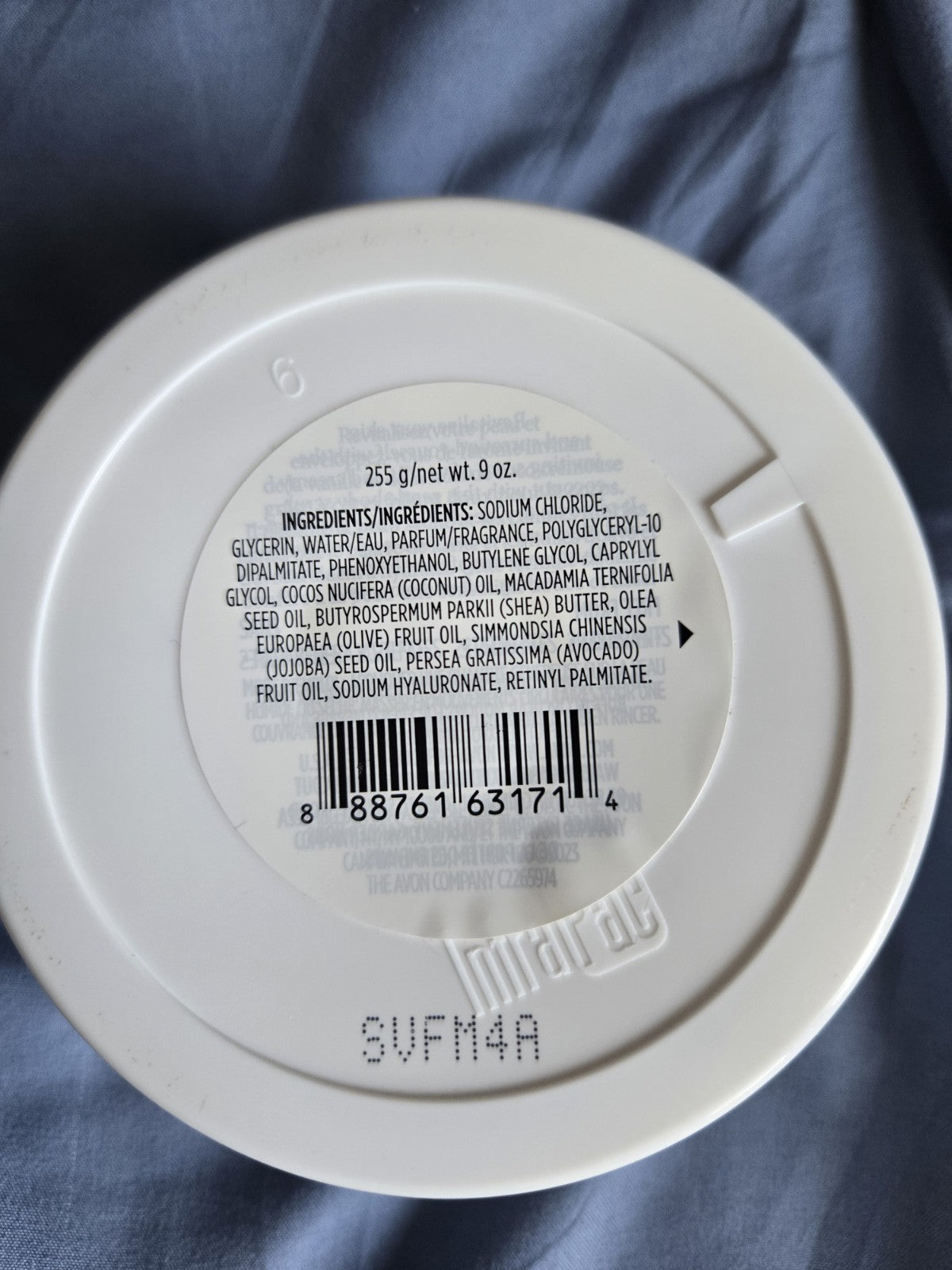 Avon Senses Cozy Vanilla & Coconut Body Scrub New Sealed
