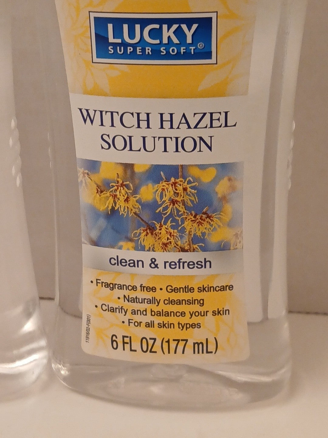 Lucky Super Soft Fragrance-Free Witch Hazel Astringent - 6 fl oz