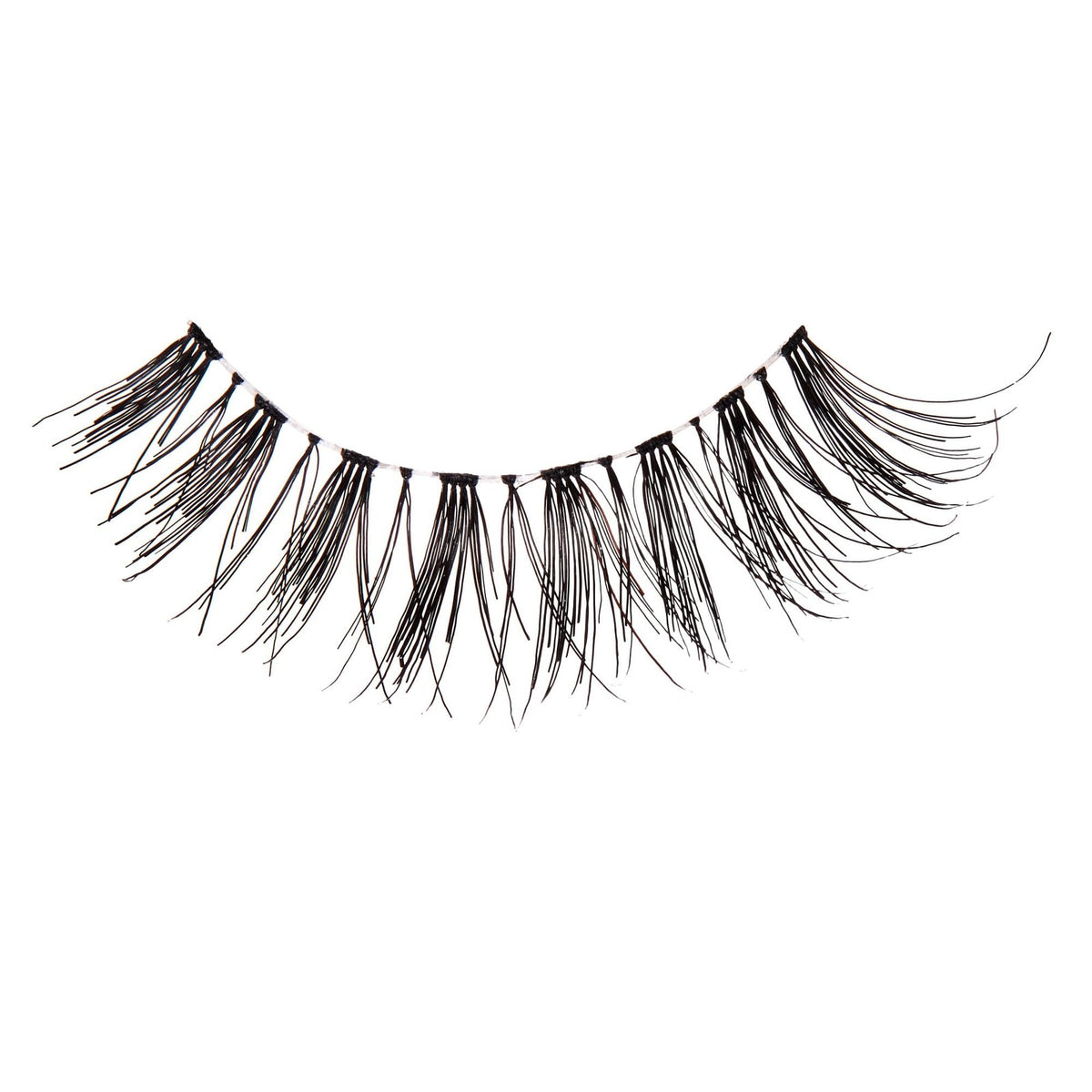 False Eyelashes 12mm Clusters - Reusable Wispy Lash Set, 5 Pairs