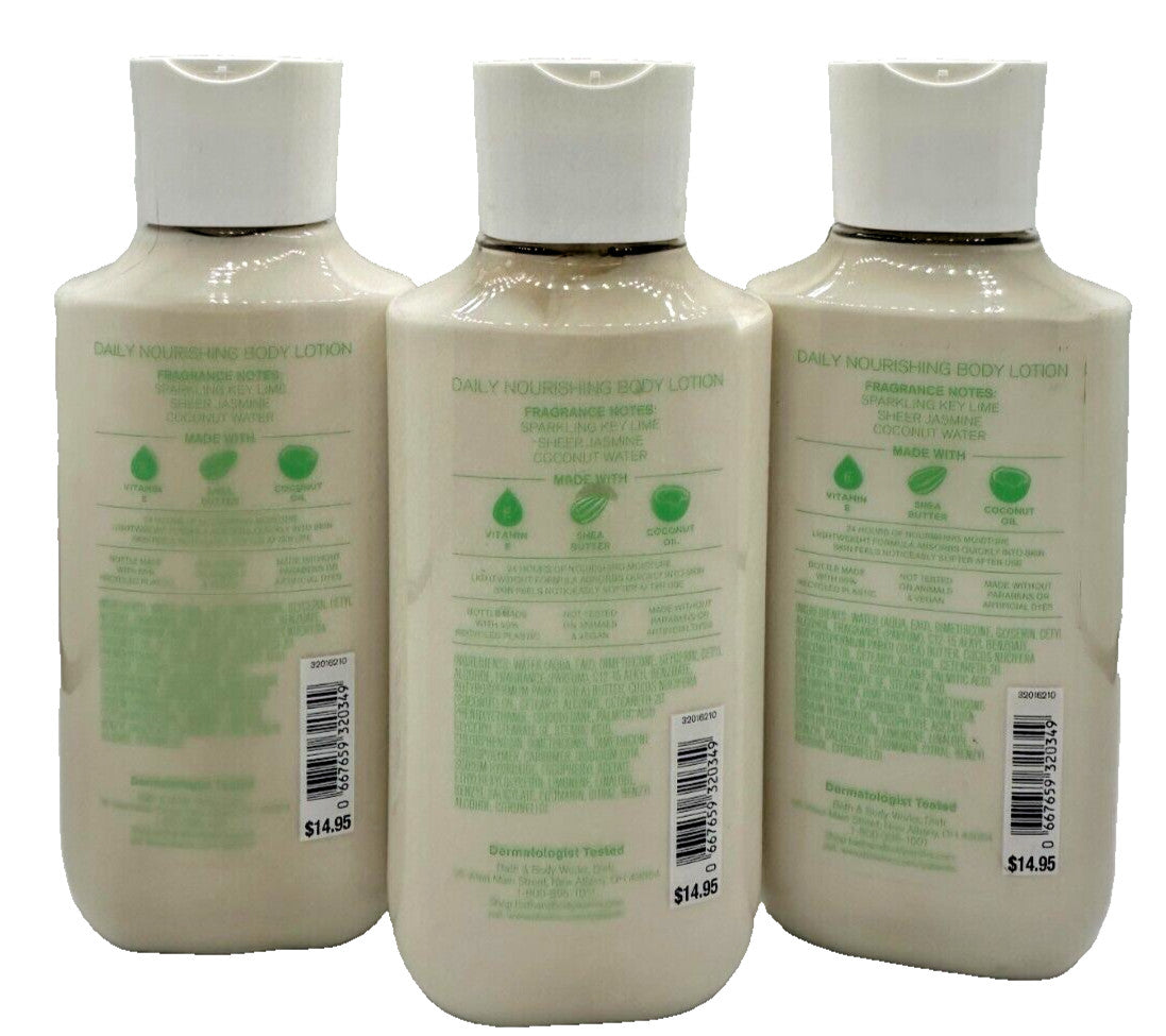 Coconut Lime Verbena Body Lotion 8 oz - Pack of 3
