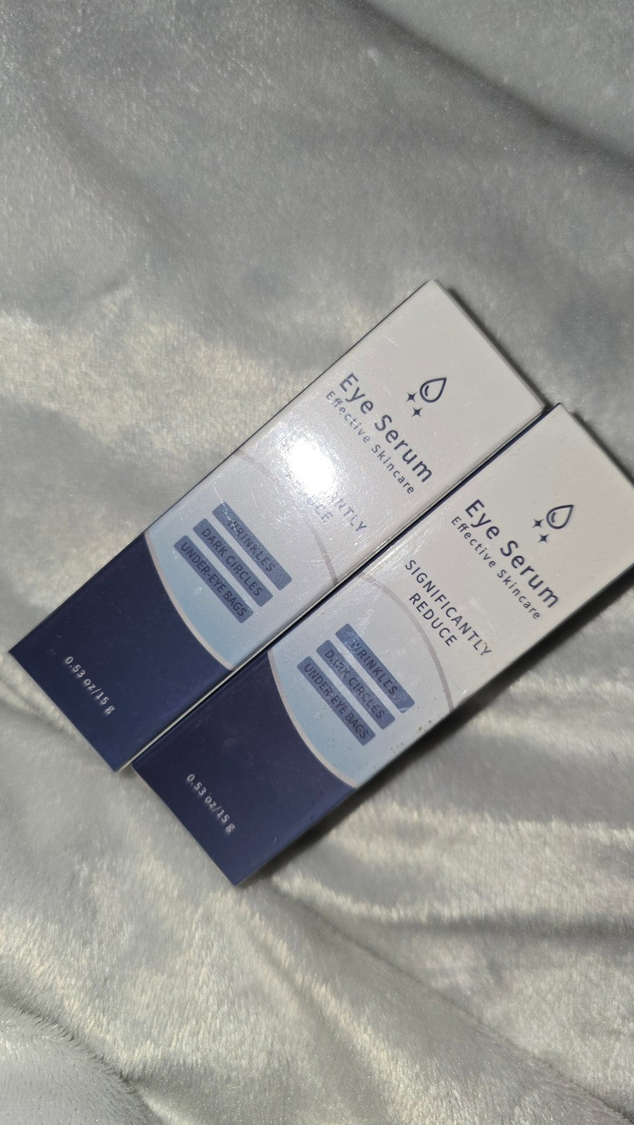 Anti-Aging Eye Serum 0.53 oz - Pack of 2 for Wrinkles, Dark Circles & Puffiness
