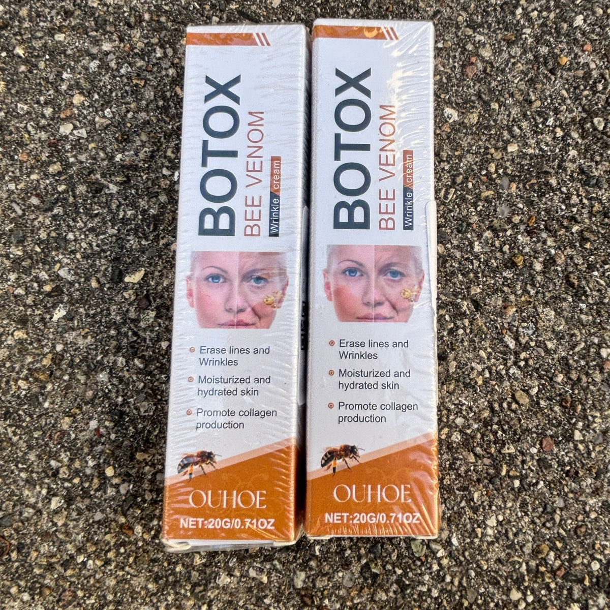 Bee Venom Anti-Wrinkle Firming Cream Set - 20g, Two Pieces, Sealed