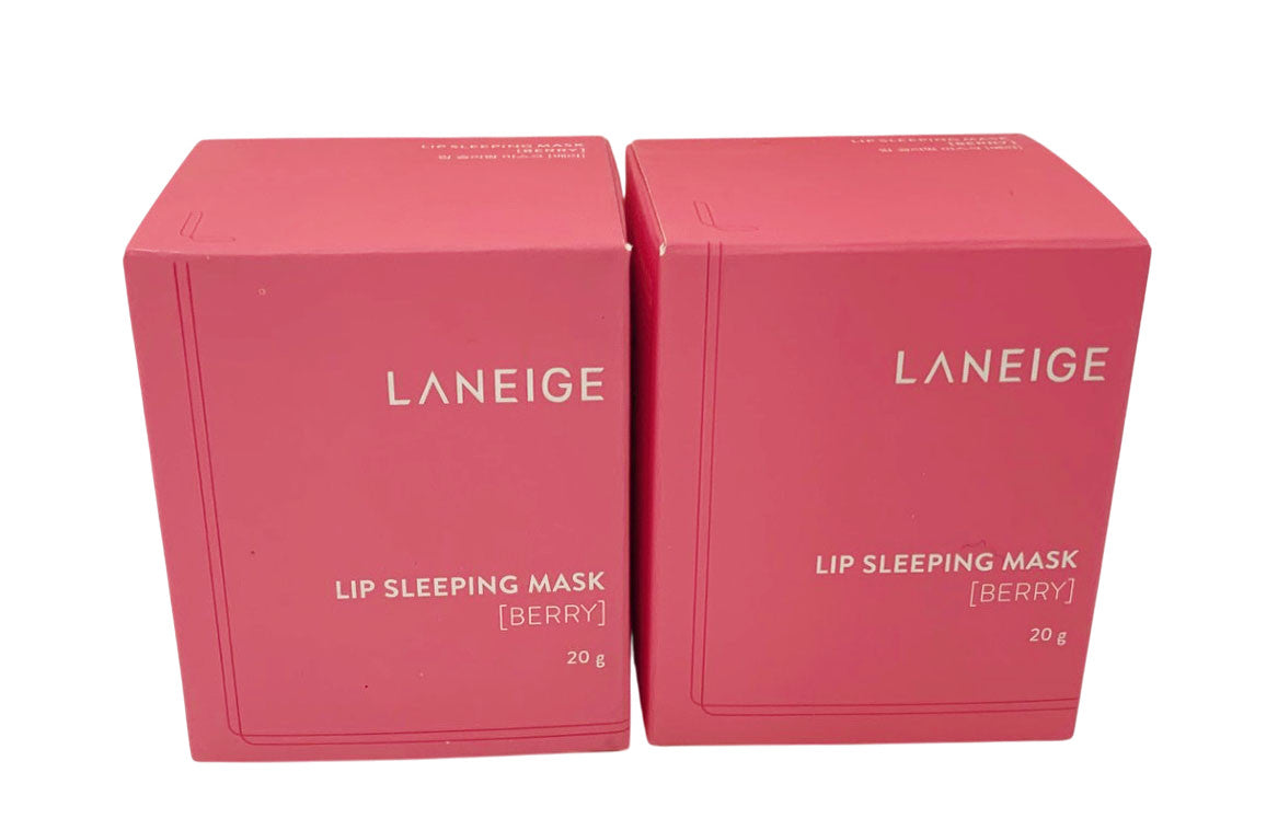 Lip Sleeping Mask Berry 20g - Hydrating Lip Care Treatment, Pack of 2