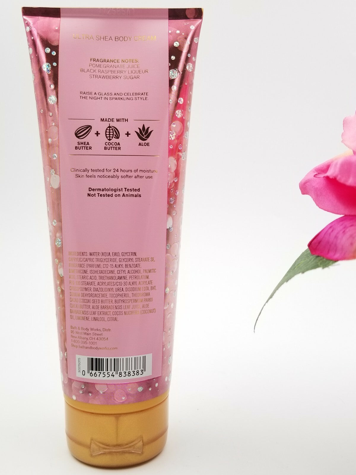 Bath and Body works TRIPLE BERRY MARTINI Ultra Shea CREAM lotion 8 Fl