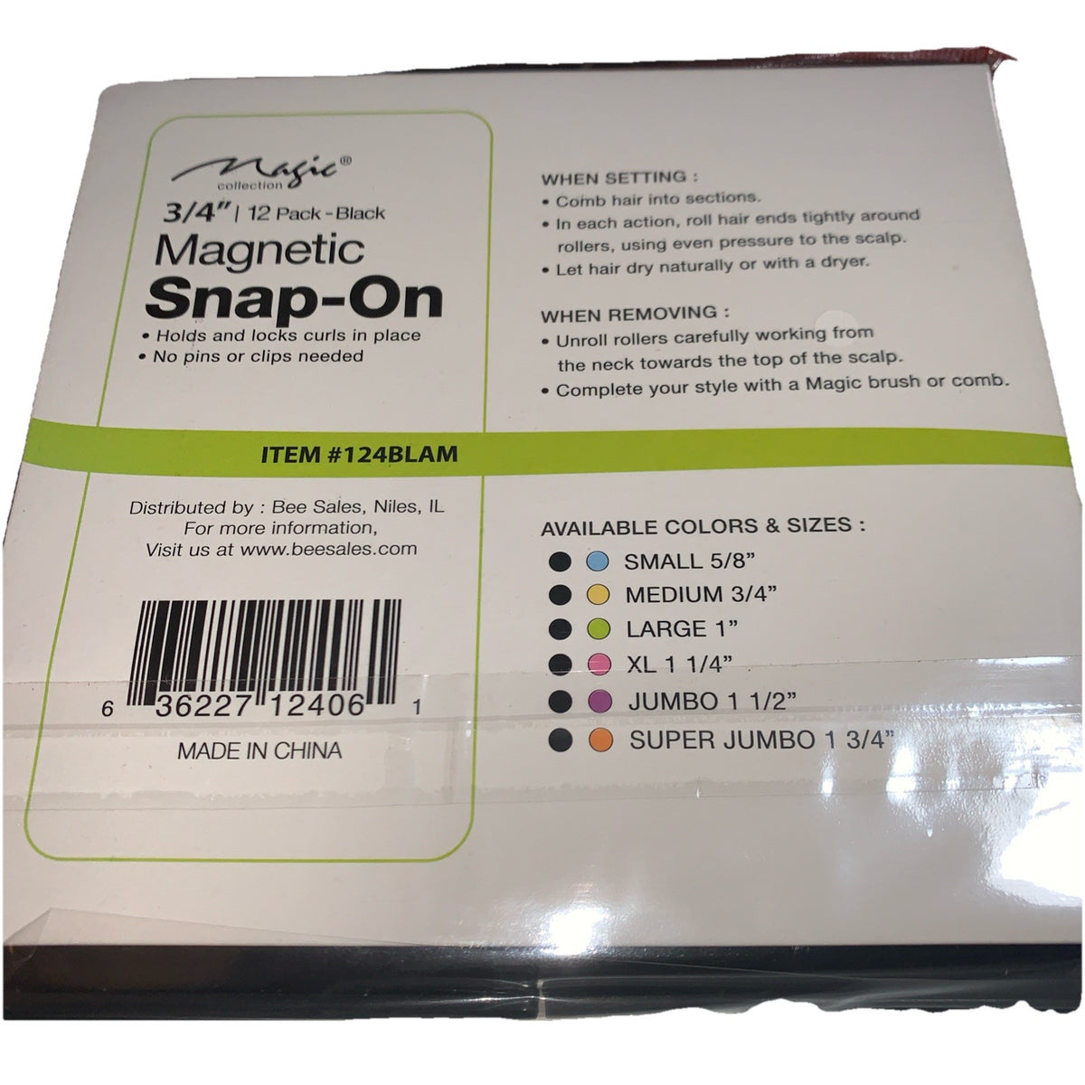 Magnetic Jumbo Rollers 3/4 Inch 12-Pack Black - Strong Magnetic Paint Rollers