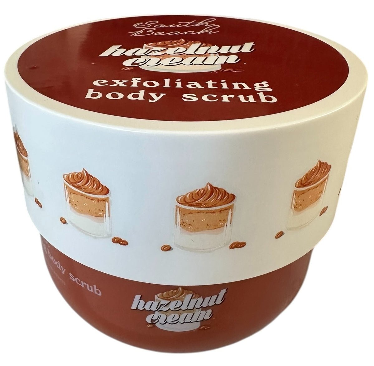South Beach HAZELNUT CREAM Exfoliating Body Scrub - 25 oz
