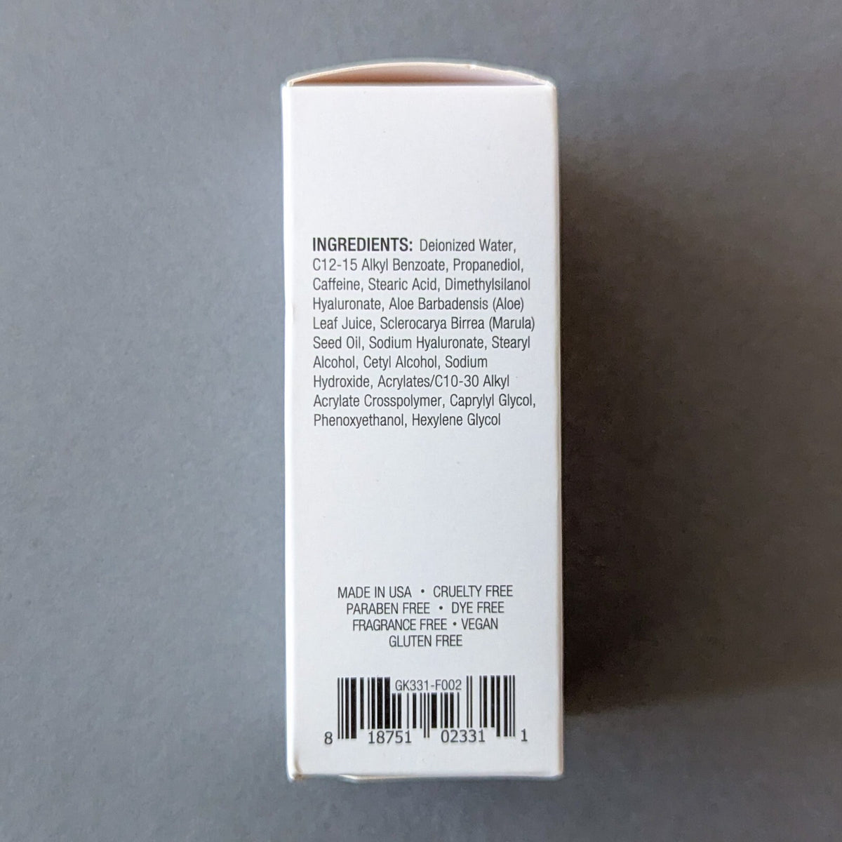 Hydrating Marula Eye Cream with Hyaluronic Acid and Caffeine - 0.5oz