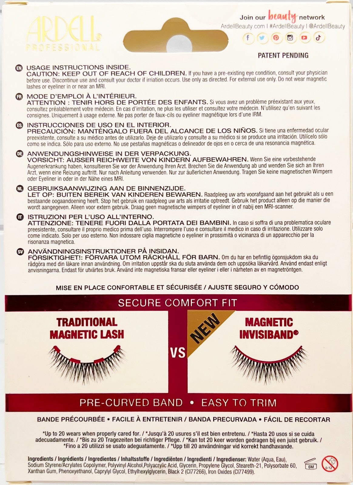 Magnetic Eyeliner & Lash Kit - 2 Pack, Multiple Styles