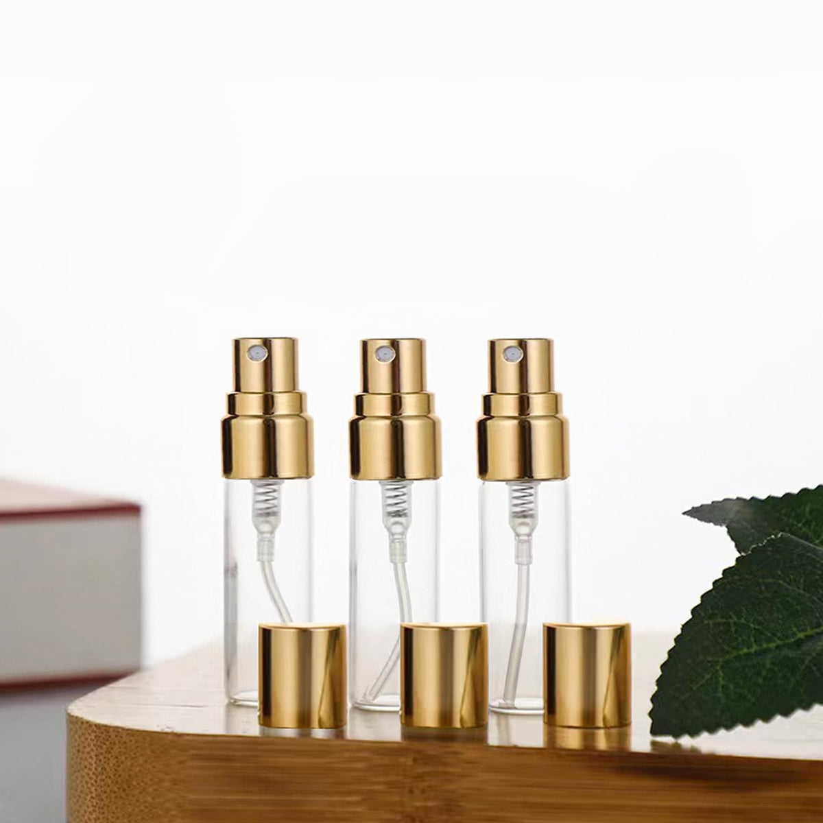 3ml Clear Glass Mini Spray Bottle Set – Refillable Empty Sample Bottles