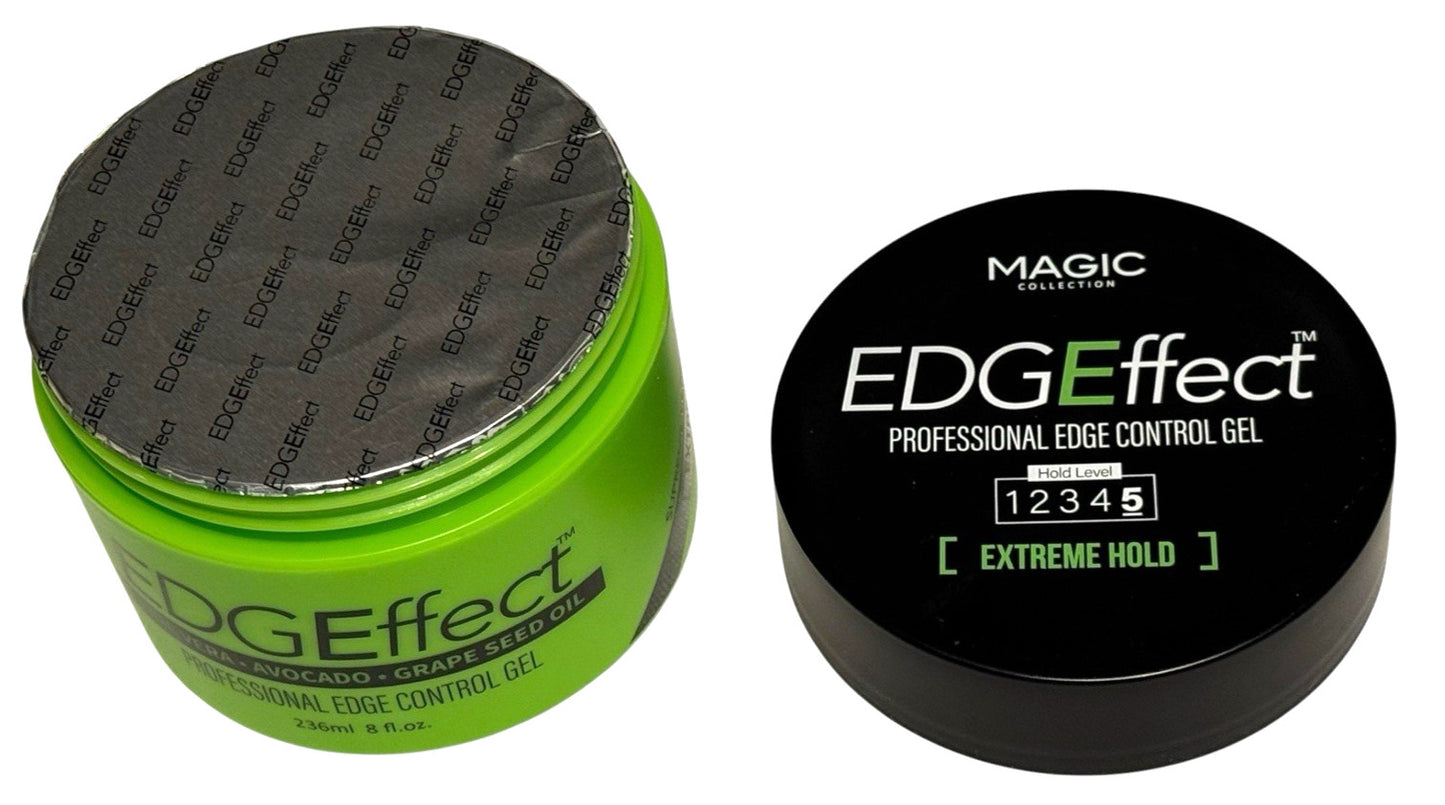 Extreme Hold Hair Gel with Avocado, Aloe Vera & Grape Seed Oil - 8oz, 3-Pack