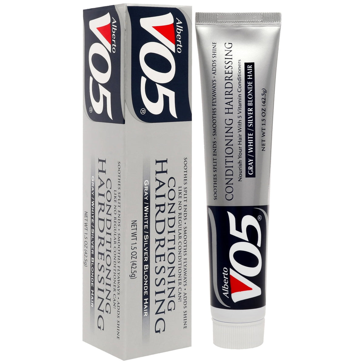 V05 Conditioning Hairdressing for Gray, White, Silver & Blonde Hair 1.5 oz